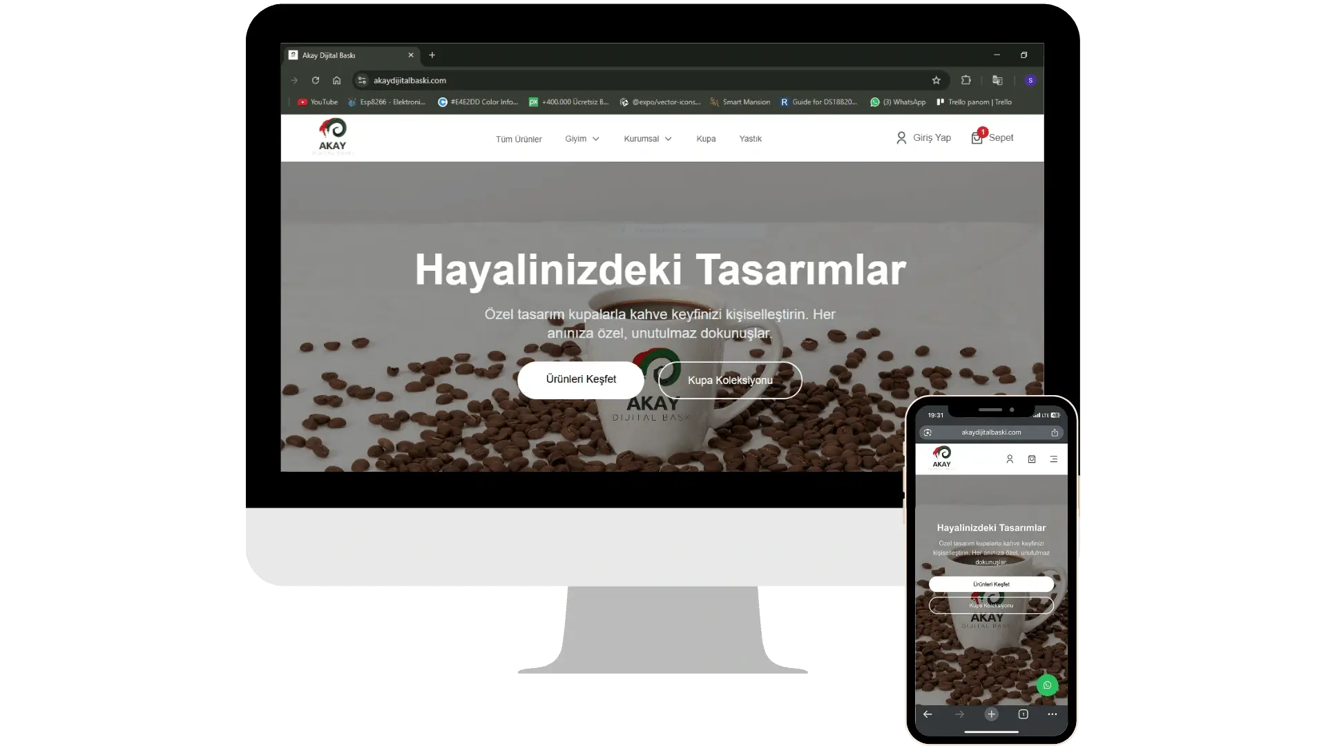 Akay Dijital Baskı Web Sitesi